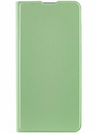 Кожаный чехол-книжка getman elegant (pu) для xiaomi redmi note 13 pro+ мятный