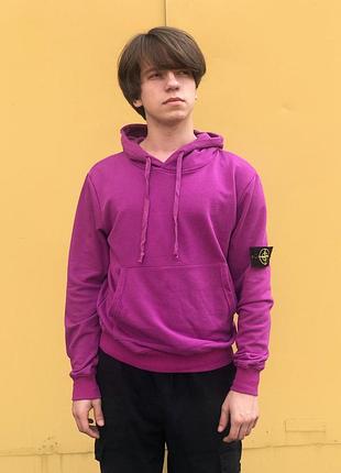 Худи stone island purple