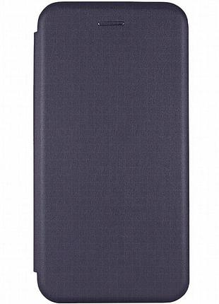 Кожаный чехол-книжка classy для xiaomi redmi note 10 5g / poco m3 pro темно-синий