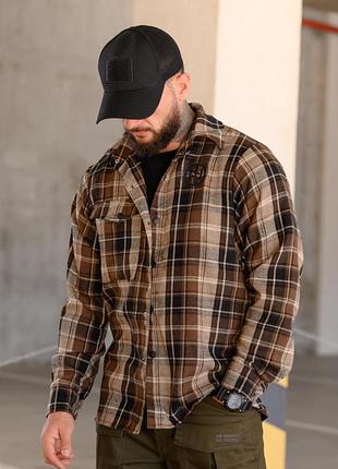 Клітчаста сорочка руны brown рн4836