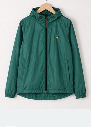 Вітровка чоловіча lyle & scott зелена, маломірить більше на s розір