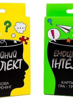 Карточная игра strateg "эмоциональный интеллект", развлекательная, на украинском языке (30237)