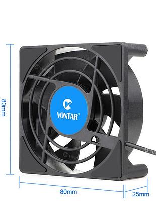 Usb вентилятор охлаждения кулер vontar 5в 80×80×25 мм 3