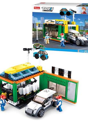 Конструктор "town": автомийка, 323 деталі sluban m38-b0759d