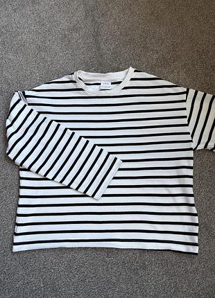 Кофти zara в смужку та біла