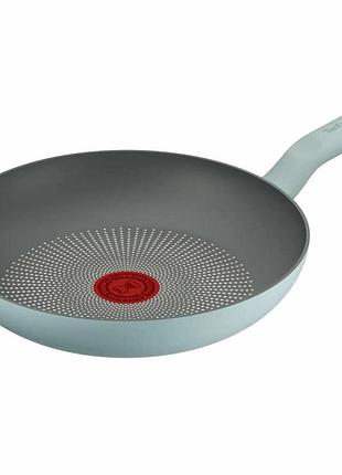 Сковорода tefal halo eucalyptus, 24см, алюминий, бакелит, серый
