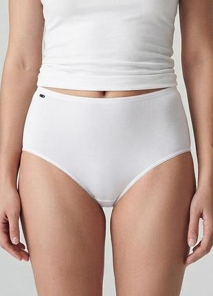 Новые женские белые трусики хлопок xxl xxxl (made in italy)