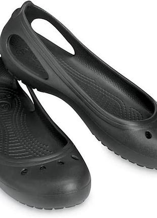 Балетки жіночі crocs чорні w8