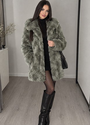 Еко шубка мягкая, теплая firetrap , s 42