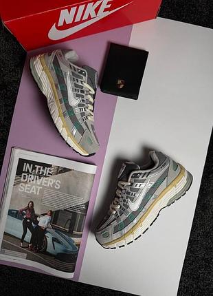 Жіночі кросівки nike p-6000 gtx beige white black