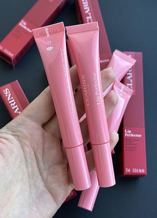 Блиск для губ clarins instant natural light lip perfector.