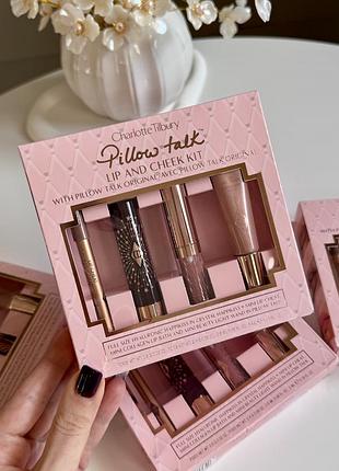 Набір для губ pillow talk lip and cheek kit