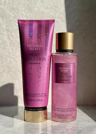 Набір спрей / міст та лосьйон pure seduction shimmer victoria’s secret