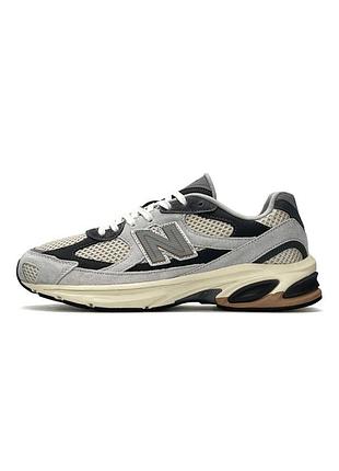Мужские кроссовки new balance 2010 grey beige black