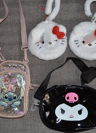 Дитяча сумочка hello kitty, stitch