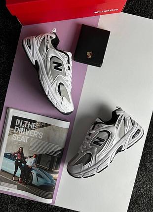 Чоловічі термо кросівки new balance 530 white black