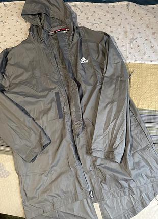 Дощовик чоловічий adidas сірий