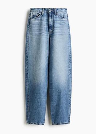 Джинси жіночі h & m barrel high waist jeans 34 розмір. нові