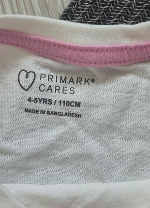 Піжама primark на дівчинку 110 см 4