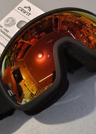 Дитяча  маска з трубкою  рожева  для  дайвінгу  crivit  sport. 3