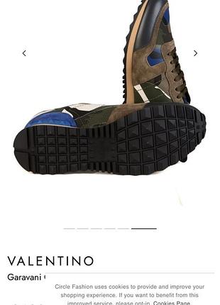 Шкіряні кросівки valentino 3
