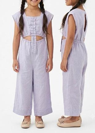 Льняной комбинезон от zara на 8роков