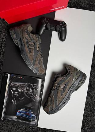 Чоловічі кросівки new balance 1906d gtx brown grey