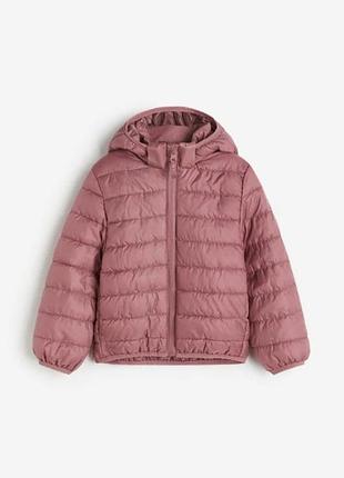 Куртка для дівчаток h&m демісезонна рожева