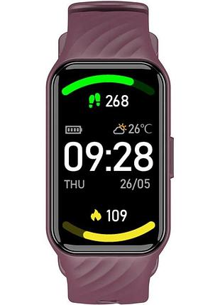 Смарт-годинник blackview r10 1.47" tft 320×172 bluetooth 300 ма·год крокомір пульсометр purple (6931548319344)