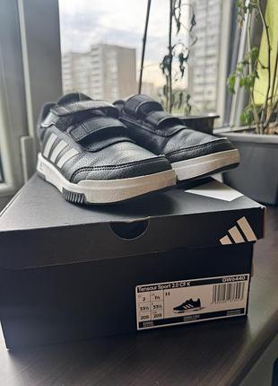 Кросівки для підлітків adidas чорні, розмір 33.5