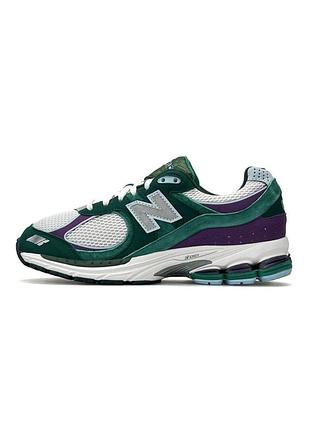 😍 женские кроссовки new balance 2002r x up there green white