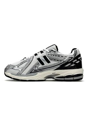 😍 жіночі кросівки new balance 1906r white metallic black