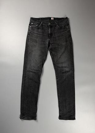Джинси edwin made in japan regular tapered сірі графітові w31 l32 чоловічі штани джинси