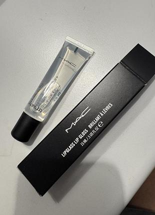 Блиск для губ mac lipglass lip gloss прозорий 15ml