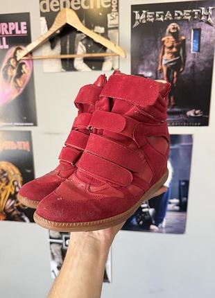 Жіночі кросівки під стиль isabel marant 4