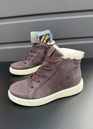 Хайтопи черевики ecco зимові gore tex