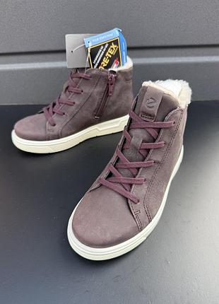 Хайтопи черевики ecco зимові gore tex 2