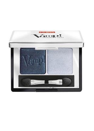 Подвійні компактні тіні pupa vamp! compact duo 012 magnetic blue 22 г