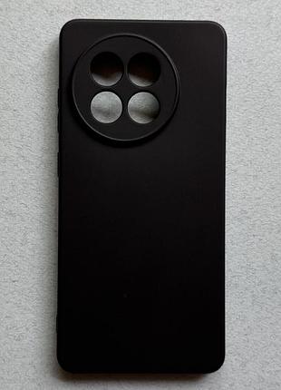 Oneplus 13r чохол силіконовий протиударний чорний накладка панель бампер