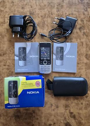 Nokia 2730 classic в ідеалі! повний капсульний комплект + новий шкіряний чохол
