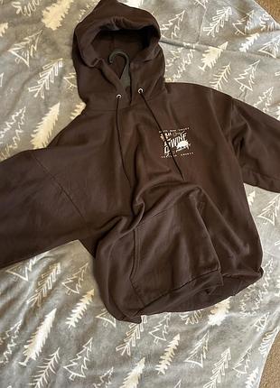 Худі оверсайз коричнева l/xl