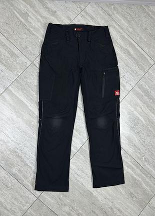 Engelbert strauss mens workwear cargo pants black size 50, 34r штани карго робочі робочка