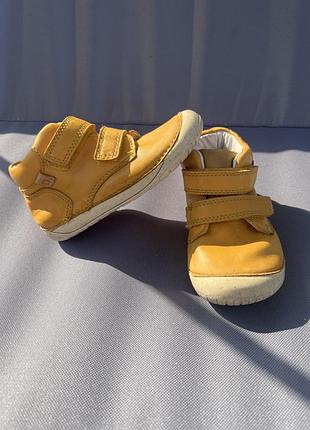 Черевики для дітей barefoot гірчичні 2