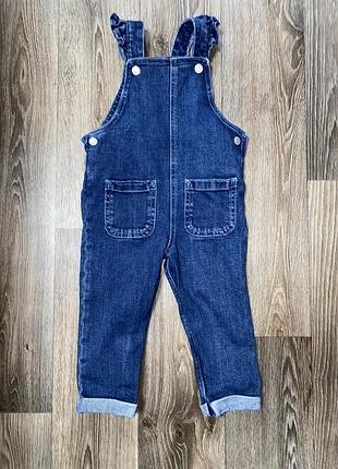 Джинсовый комбинезон для девочки