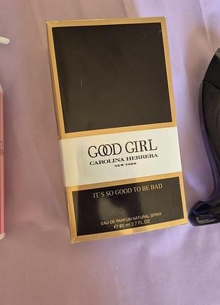 Парфумована вода carolina herrera good girl 80 мл + лосьйон для тіла