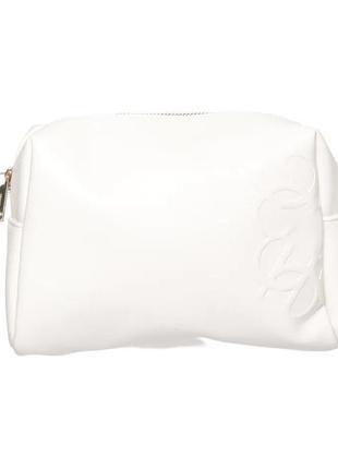 Нова косметичка elie saab з екошкіри, 17×15×6 см колір айворі