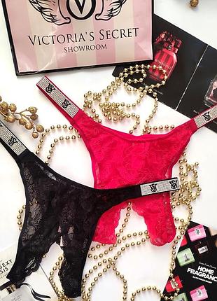 Трусики victoria ́s secret с доступом со стразами m 38 40