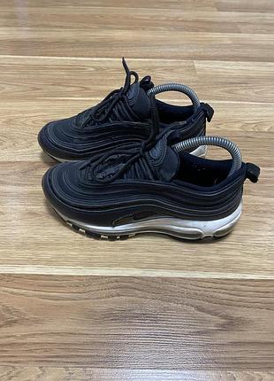 Кросівки nike air max 97 чорні, розмір 38.5, довжина устілки 24.5 см