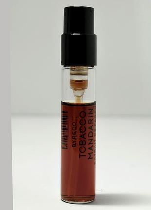Пробник byredo parfums tobacco mandarin. оригинал.