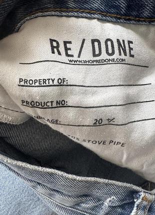 Джинсы re done оригинал 7